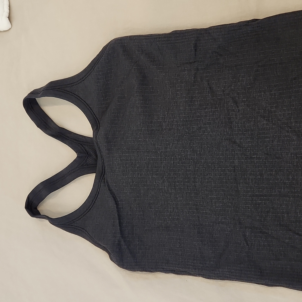 Lululemon Ebb to Street tank top xs charcoal grey